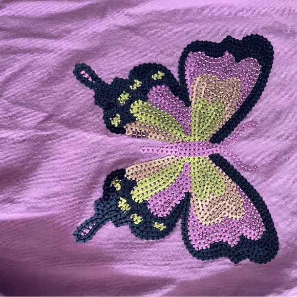 Jumping Beans Purple Butterfly Toddler Outfit Size 2T - Picture 2 of 5
